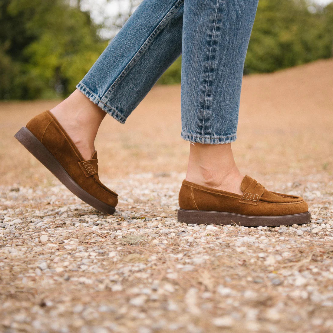 Purtera Mocassin en Daim - Femme