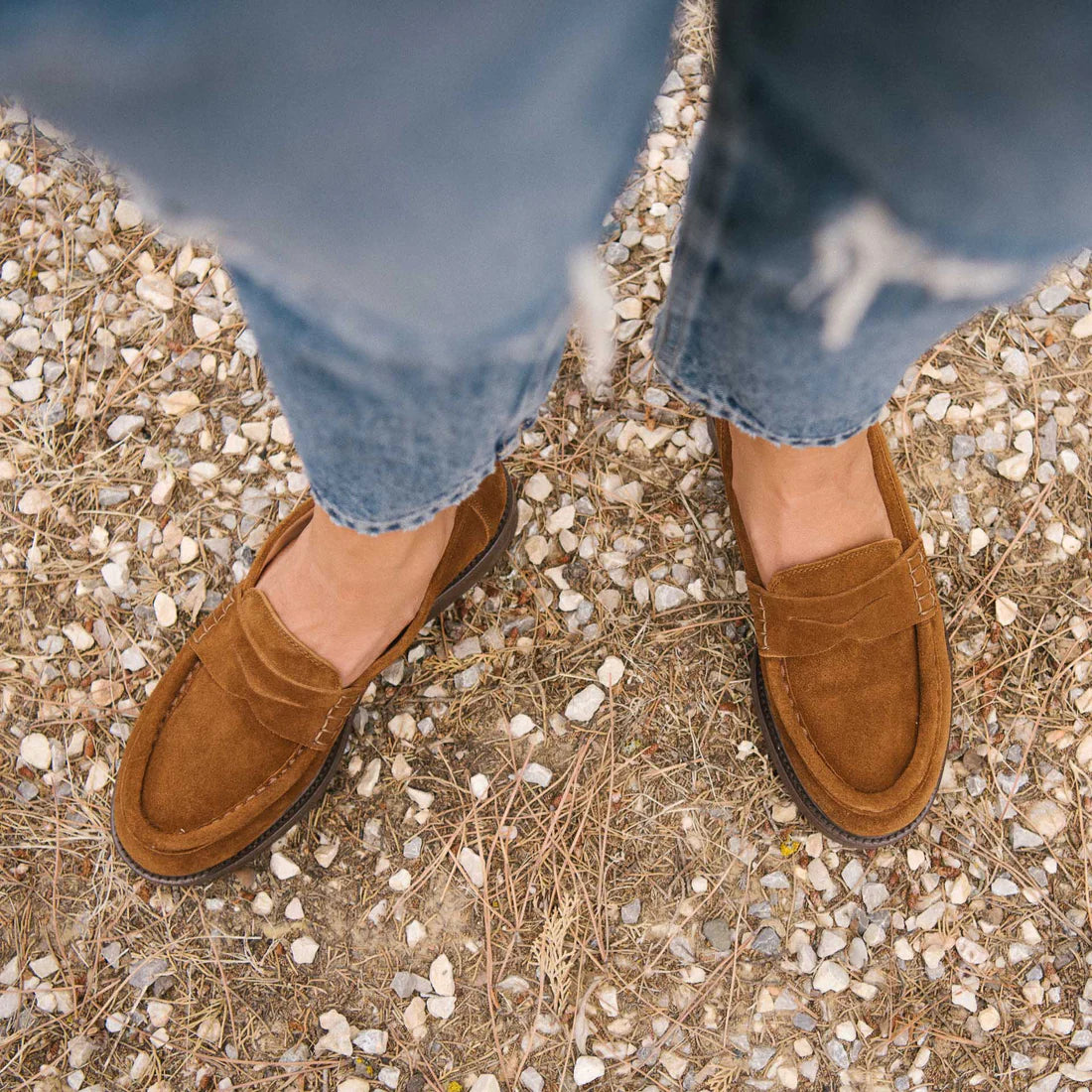 Purtera Mocassin en Daim - Femme