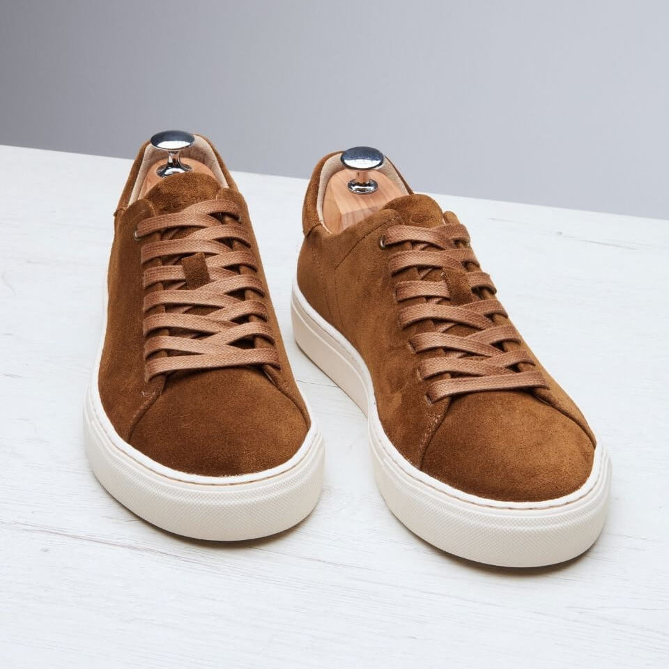 Sneakers homme en daim -Élégance et Confort