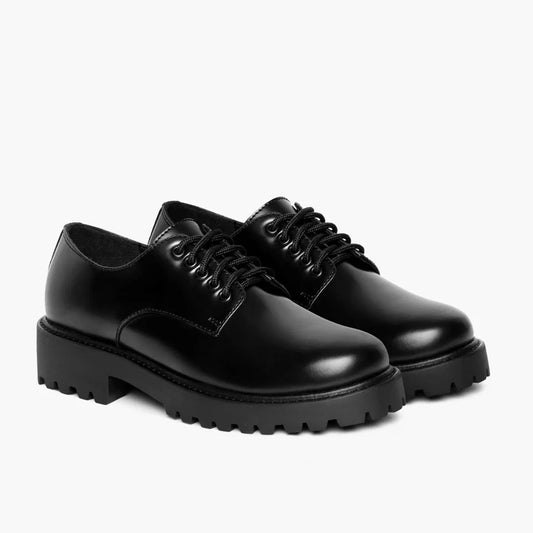 The Renegade Oxford-Chaussures noire à semelle crantée pour Femmes