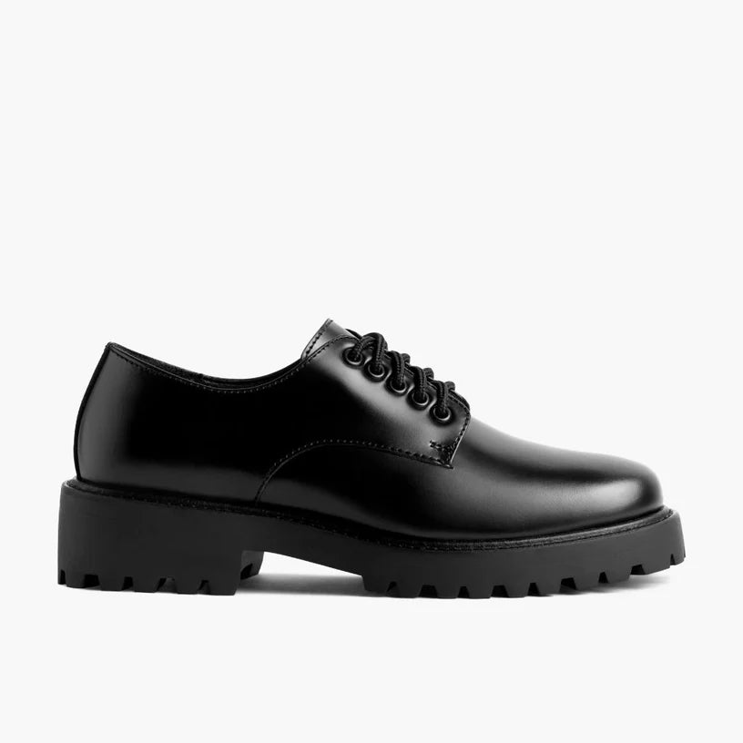 The Renegade Oxford-Chaussures noire à semelle crantée pour Femmes