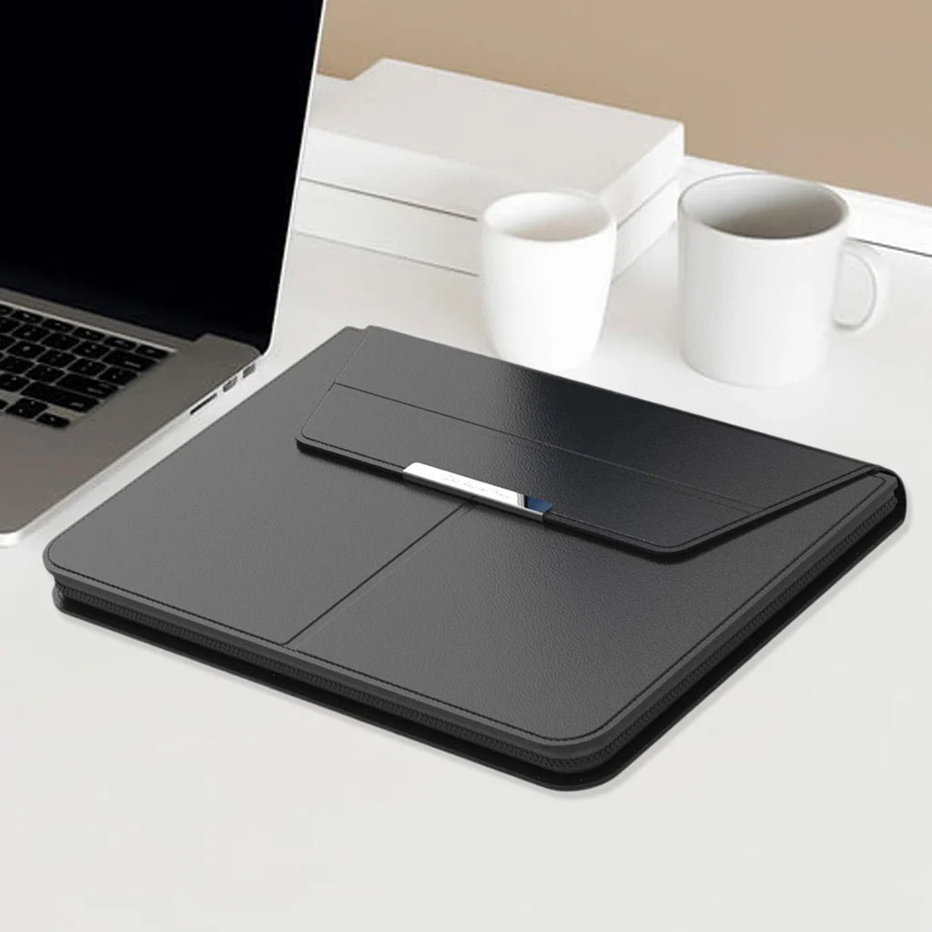 Pochette Ordinateur en Cuir Multifonction – Élégance et Praticité