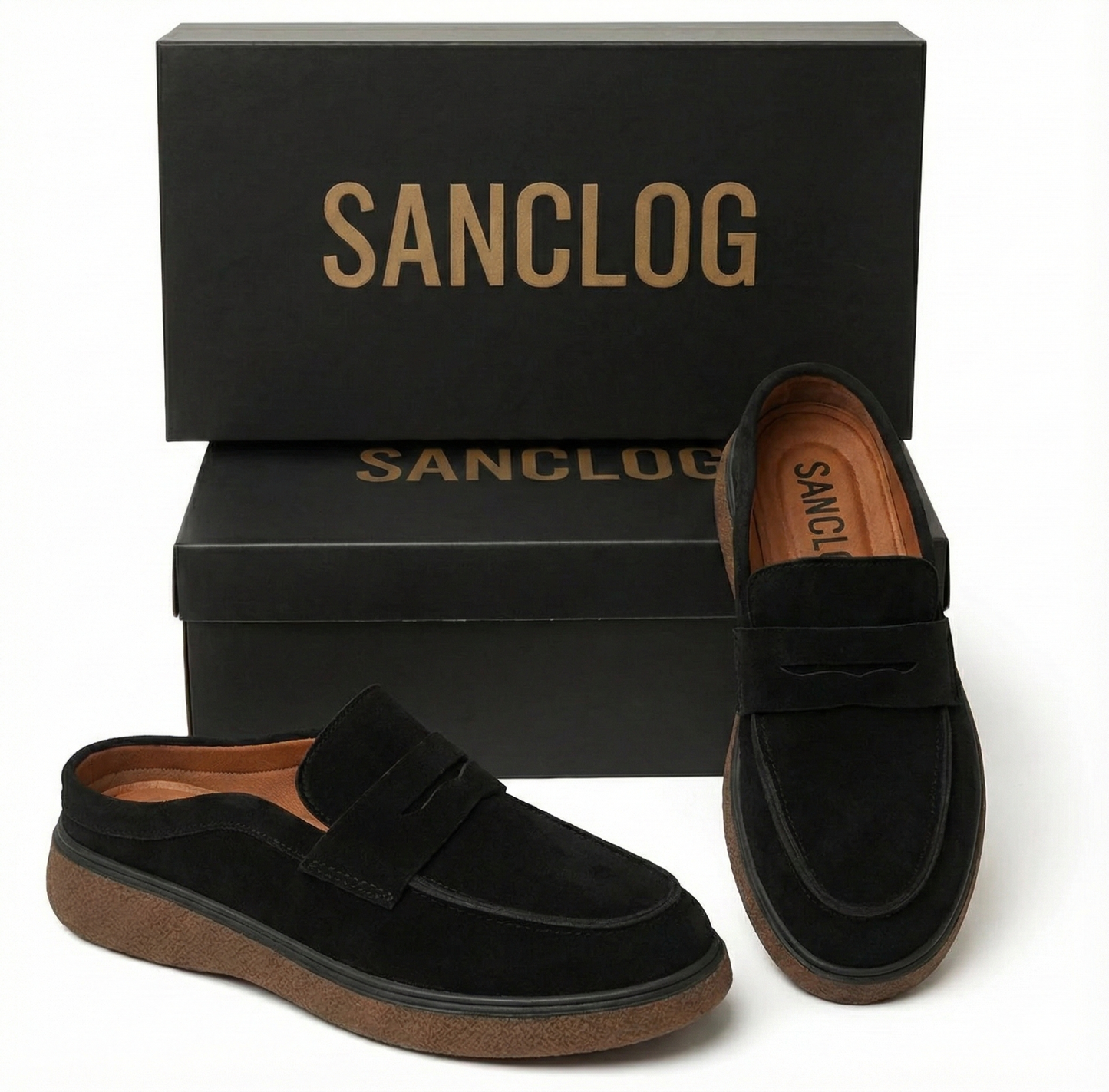 Sabot Sanclog en Daim original  à Semelle Confort