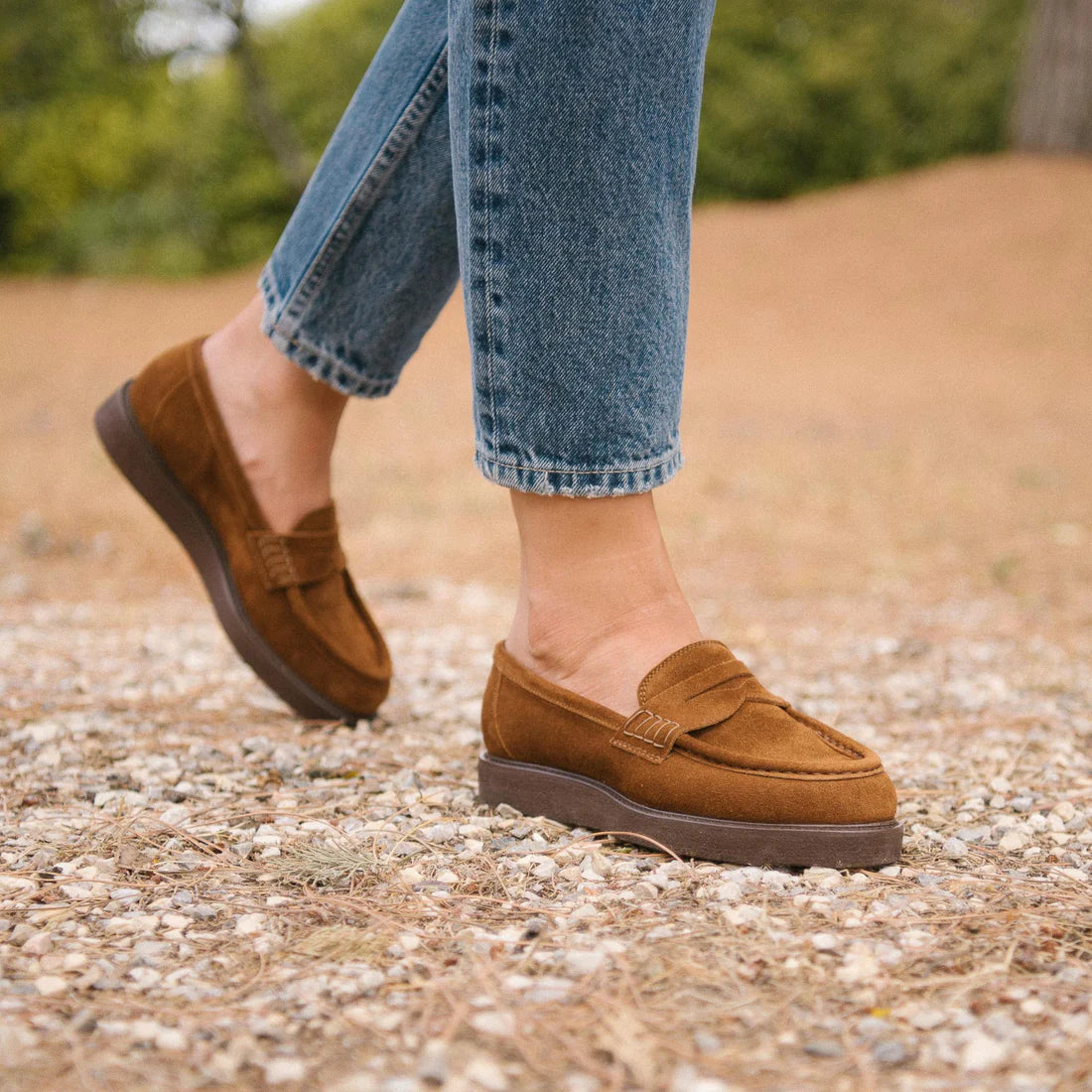 Purtera Mocassin en Daim - Femme