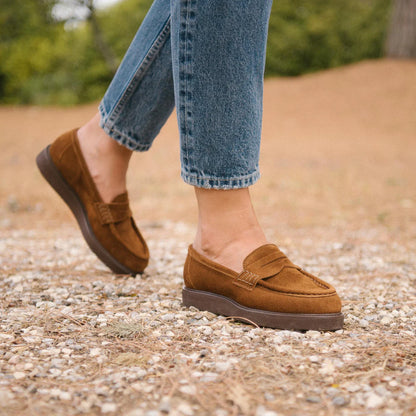 Purtera Mocassin en Daim - Femme