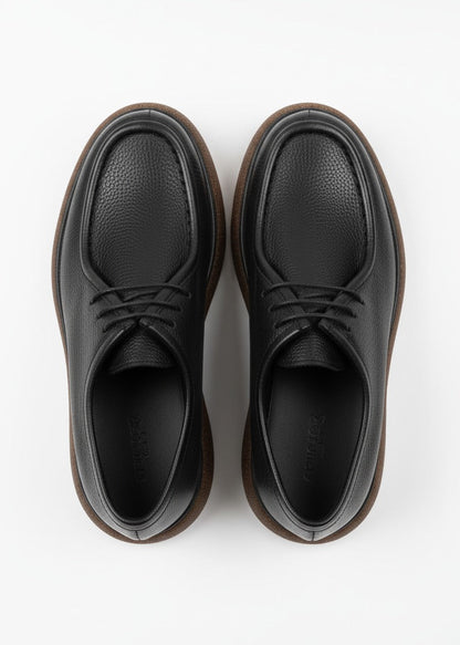 Derby ComfortStep – Cuir Grainé & Semelle Ultra-Légère