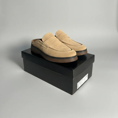 Sabot-Mocassin Médical pour Homme-Biege