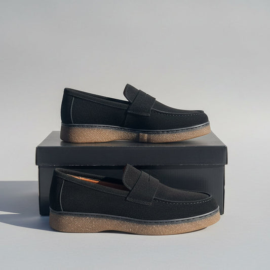 Mouccasin SANCLOG en Daim Avec Une Semelle Medical