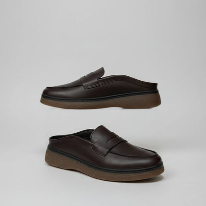 Sabot Médical en Cuir Grainé Original – Confort & Élégance